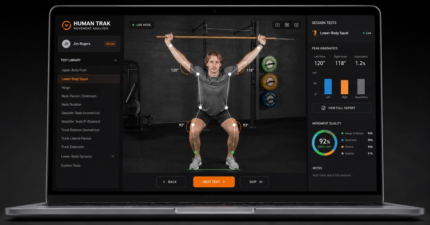 Human Trak Movement Analysis